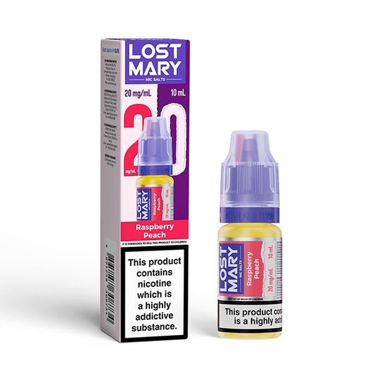 Lost Mary Nic Salt Raspberry Peach 10ml E - Liquid - Vape Town