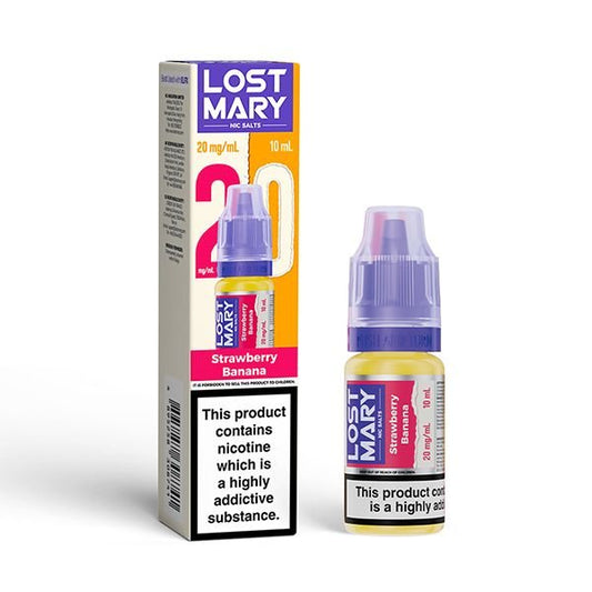 Lost Mary Nic Salt Strawberry Banana 10ml E - Liquid - Vape Town