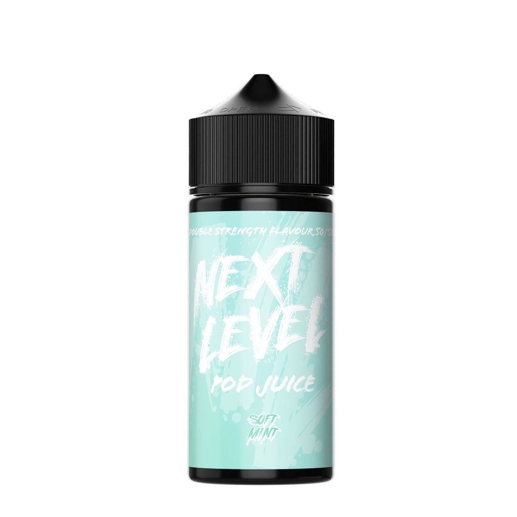 Next Level Pod Juice 100ml Soft Mint Shortfill – Vape Town