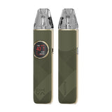 Green Leather OXVA NeXlim 2 Pod Vape Kit on a White Background.