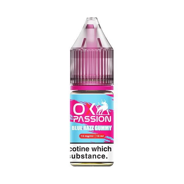 Oxva OX Passion Nic Salt Blue Razz Gummy 10ml E - Liquid - Vape Town