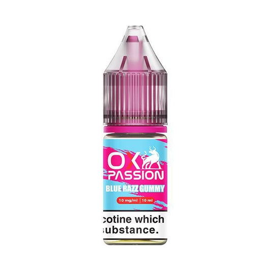 Oxva OX Passion Nic Salt Blue Razz Gummy 10ml E - Liquid - Vape Town