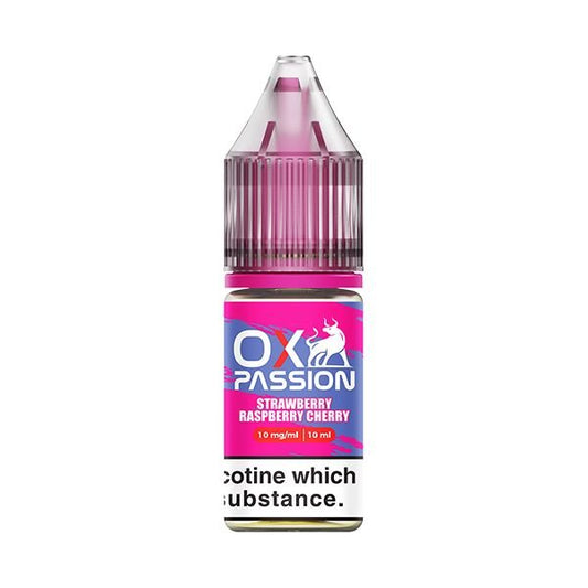Oxva OX Passion Nic Salt Strawberry Raspberry Cherry 10ml E - Liquid - Vape Town