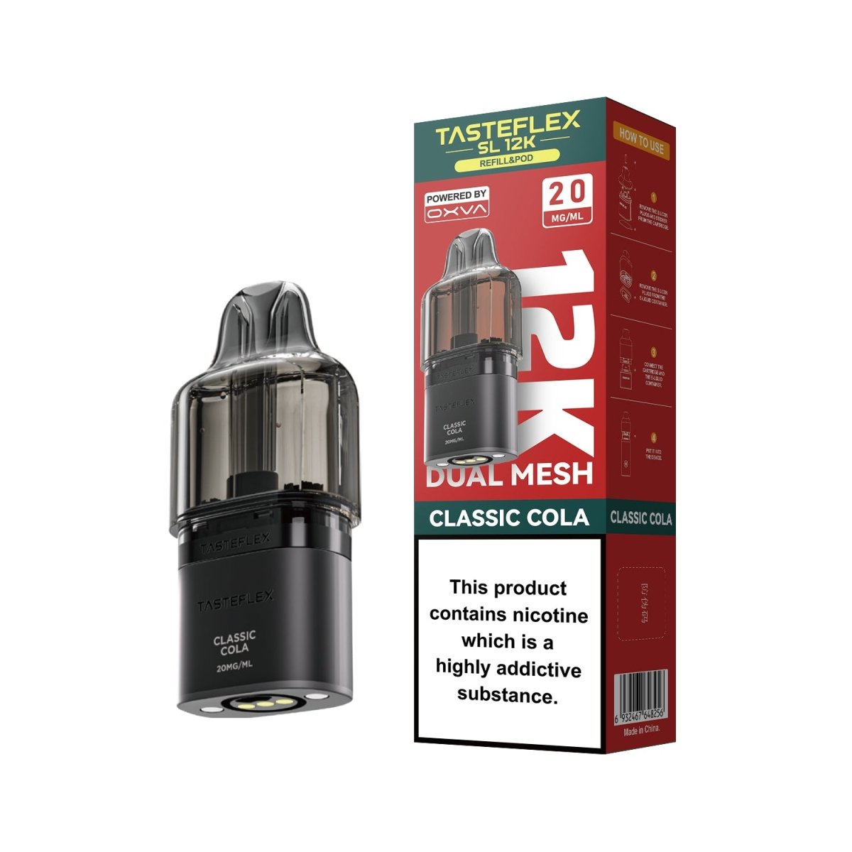 OXVA Tasteflex SL 12K Pre Filled Replacement Pods - Vape Town