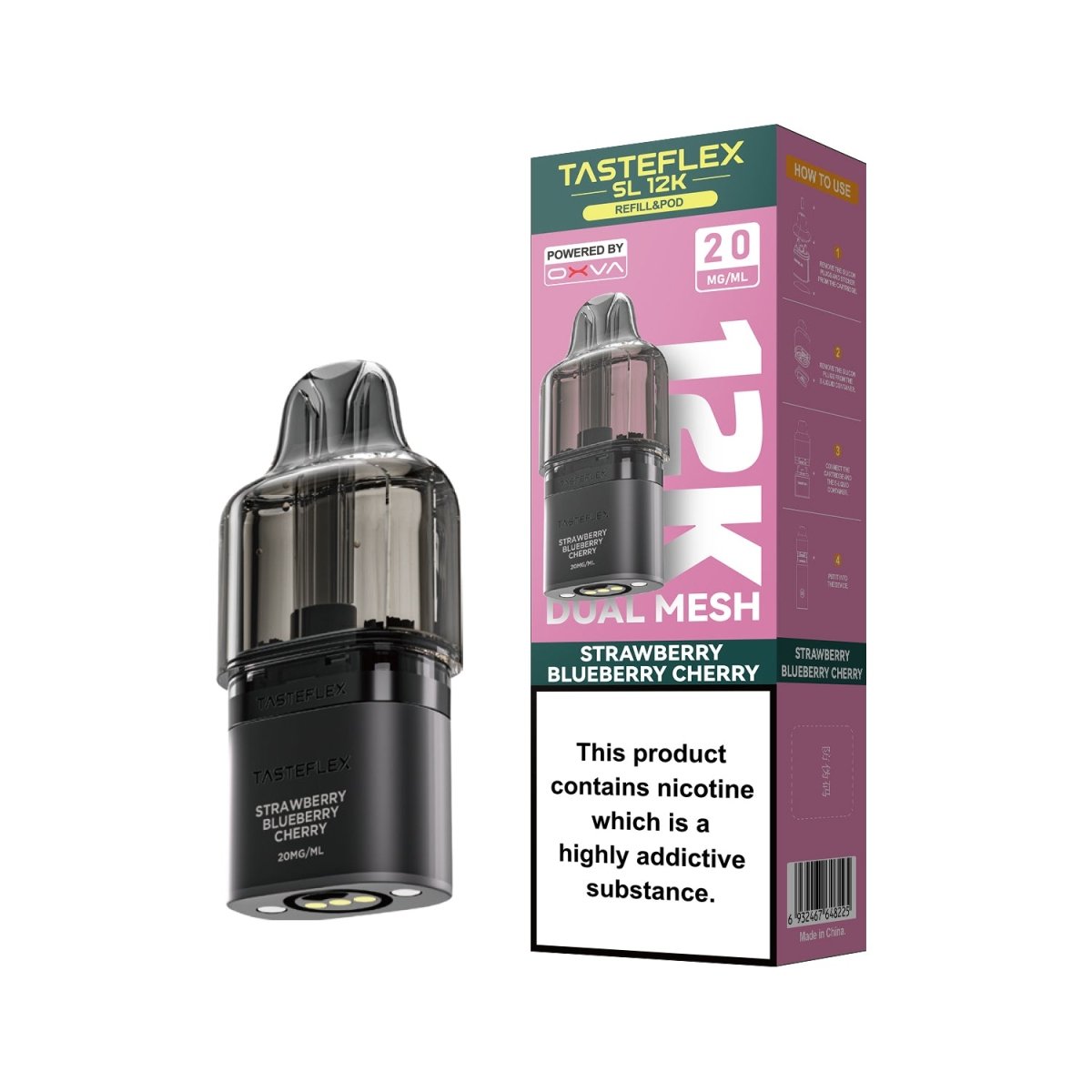 OXVA Tasteflex SL 12K Pre Filled Replacement Pods - Vape Town