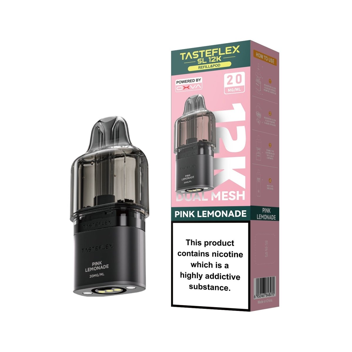 OXVA Tasteflex SL 12K Pre Filled Replacement Pods - Vape Town