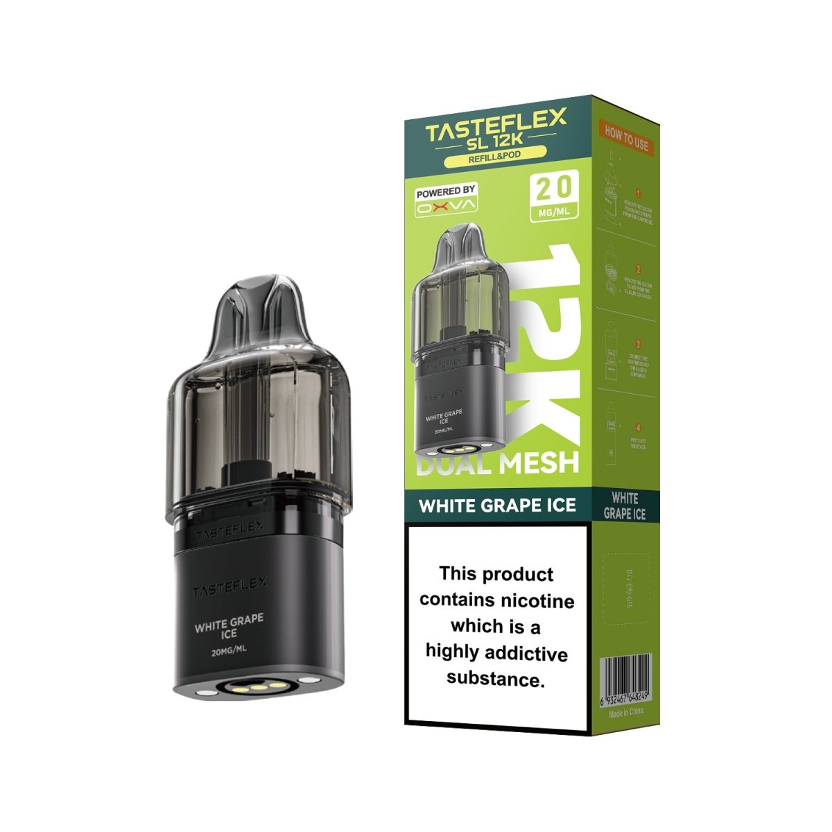 OXVA Tasteflex SL 12K Pre Filled Replacement Pods - Vape Town