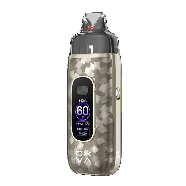 Shard Gold OXVA VPRIME 2 Pod Vape Kit on a White Background.