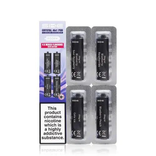 SKE Crystal 4 - in - 1 2400 Replacement Pods - Vape Town