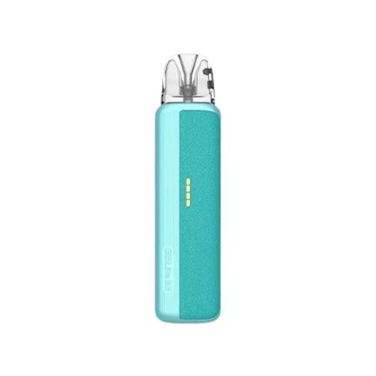 An image of the Uwell Caliburn G5 Lite SE Vape Pod Kit in the Blue Leather colour option.