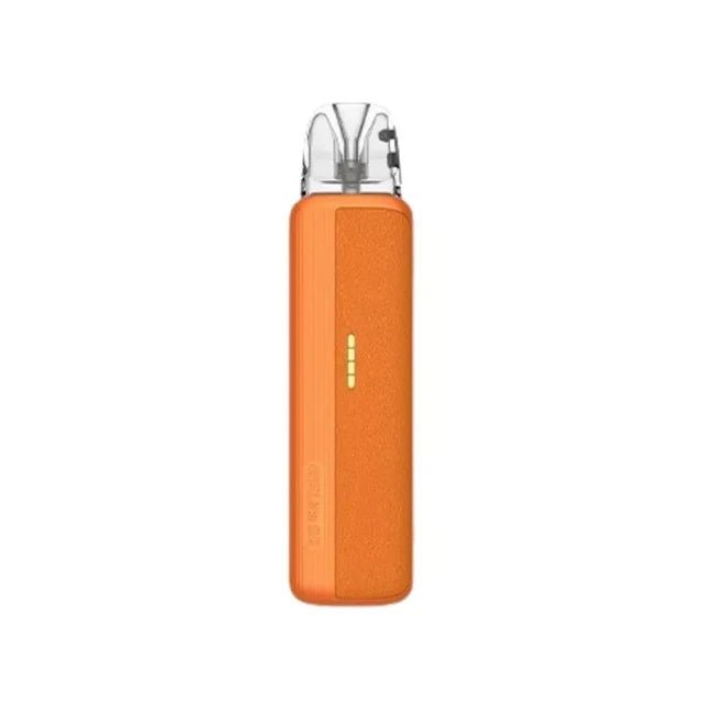 An image of the Uwell Caliburn G5 Lite SE Vape Pod Kit in the Orange Leather colour option.