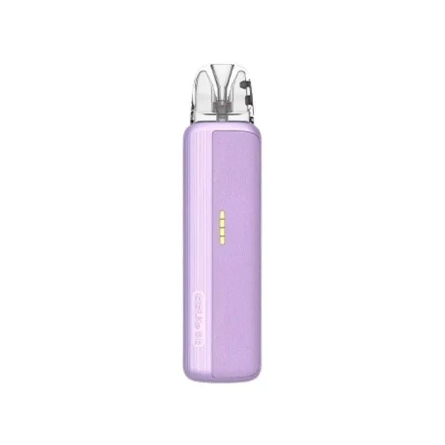 An image of the Uwell Caliburn G5 Lite SE Vape Pod Kit in the Purple Leather colour option.