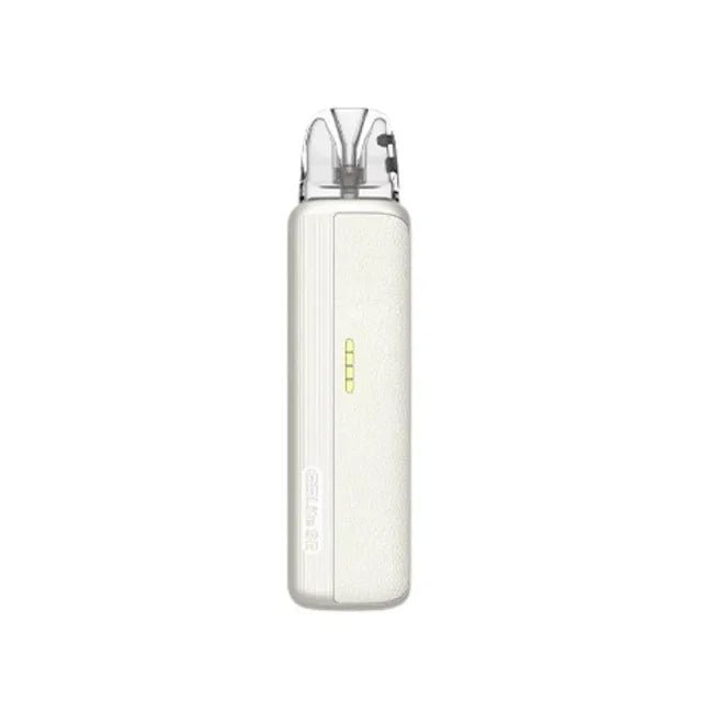 An image of the Uwell Caliburn G5 Lite SE Vape Pod Kit in the White Leaher colour option.