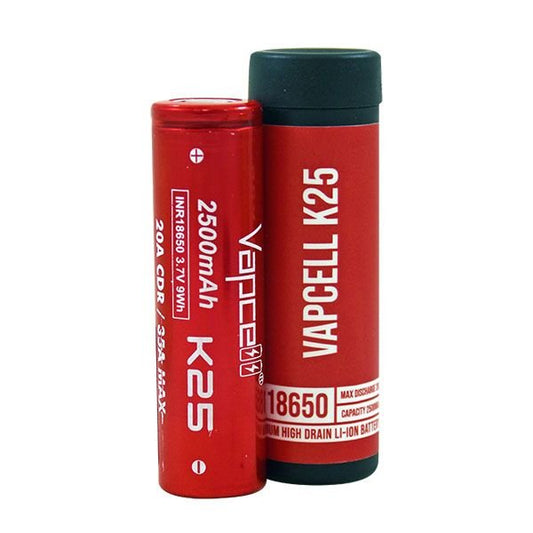 Vapcell K25 2500mAh 18650 Battery - Vape Town