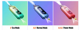 Vaporesso Dojo Blast Pro 30k Prefilled Pod Kit Modes.