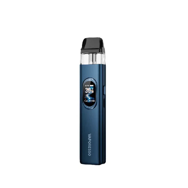 Abyssal Blue Vaporesso XROS 6 pod vape kit on a white background.
