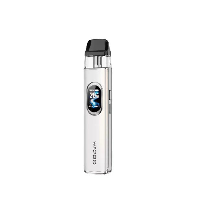 Pearl White Vaporesso XROS 6 pod vape kit on a white background.