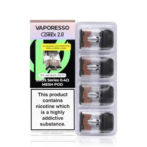 Vaporesso XROS COREX 2.0 Replacement Pods 4 Pack - Vape Town