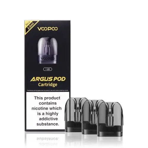 VooPoo Argus Replacement Pods 3 Pack 1.2 Ohm available from the online vape shop Vape Town UK