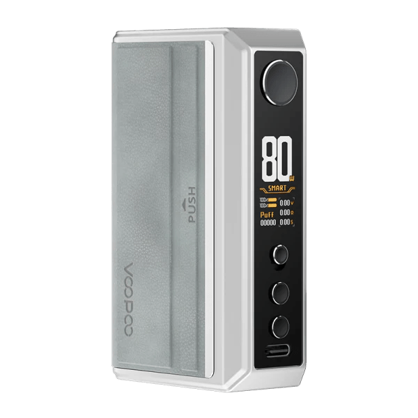 VooPoo Drag 5 Mod Only Silver available from the online vape shop Vape Town UK