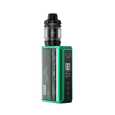 VooPoo Drag 5 Vape Kit Green available from the online vape shop Vape Town UK
