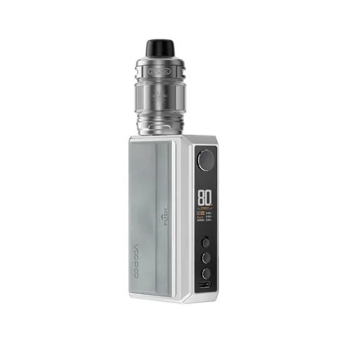 VooPoo Drag 5 Vape Kit Silver available from the online vape shop Vape Town UK