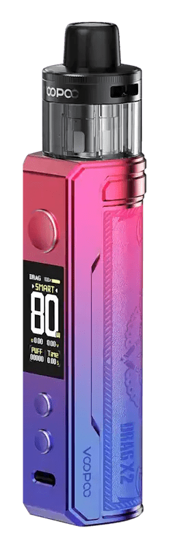 VooPoo Drag X2 Pod Kit Modern Red available from the online vape shop Vape Town UK
