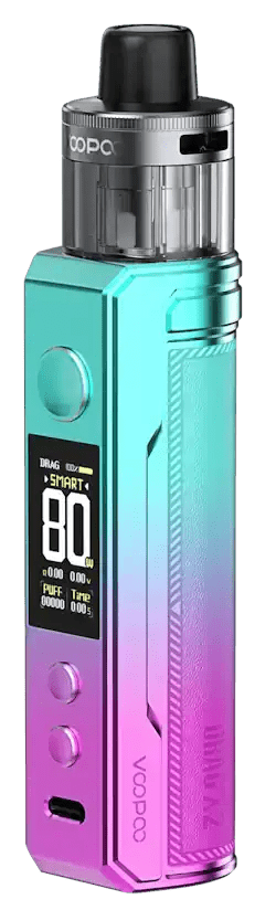 VooPoo Drag X2 Pod Kit Sky Blue available from the online vape shop Vape Town UK