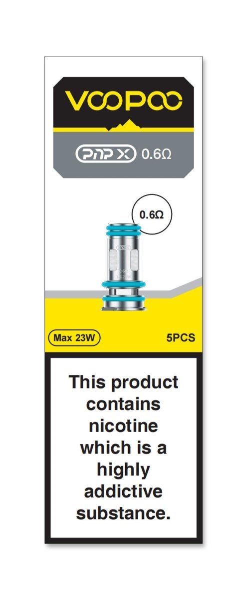 VooPoo PnP X Coils 0.6 available from the online vape shop Vape Town UK