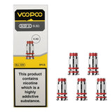 VooPoo PNP X Coils in 0.3ohm Resistance on a White Background.