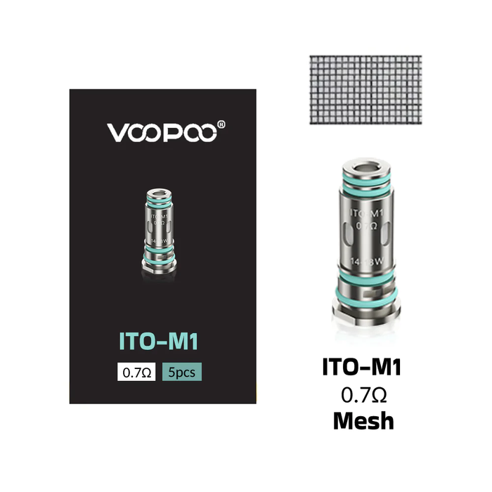 Voopoo ITO-M1 Coils 0.7 Ohm 5 Pack