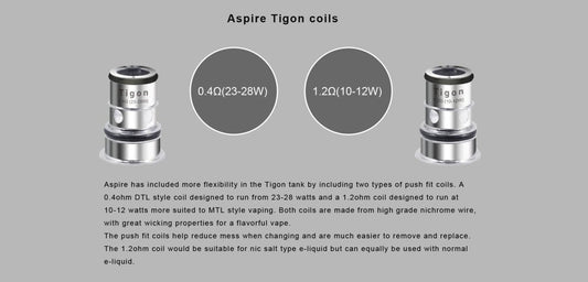 Aspire Tigon Coils - Vape Town