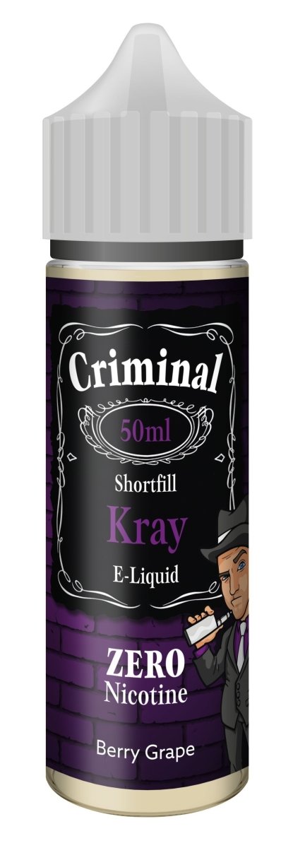 Criminal E - Liquid Kray 50ml Shortfill - Vape Town