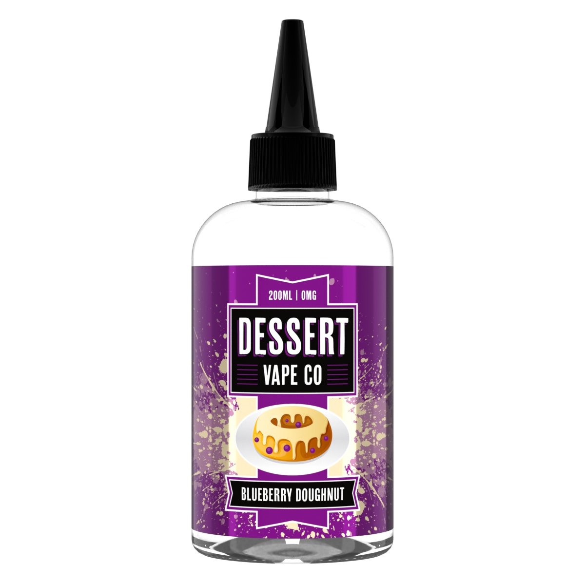 Dessert Vape Co - Blueberry Doughnut Shortfill E - Liquid 200ml - Vape Town