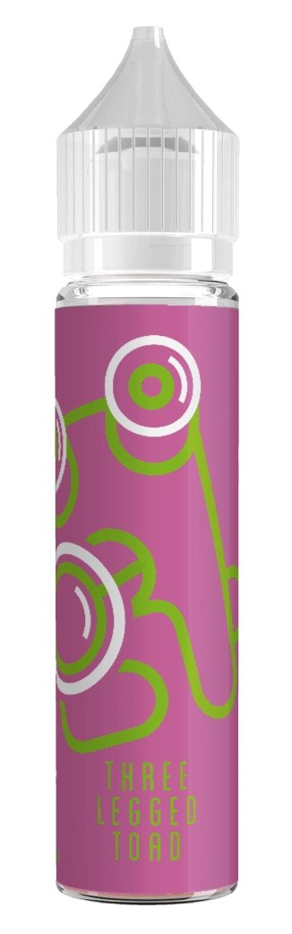 JUJU Three Legged Toad - Kiwi Bubblegum 50ml Shortfill - Vape Town